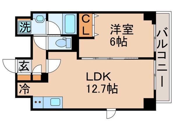 ドゥーエ月島の物件間取画像